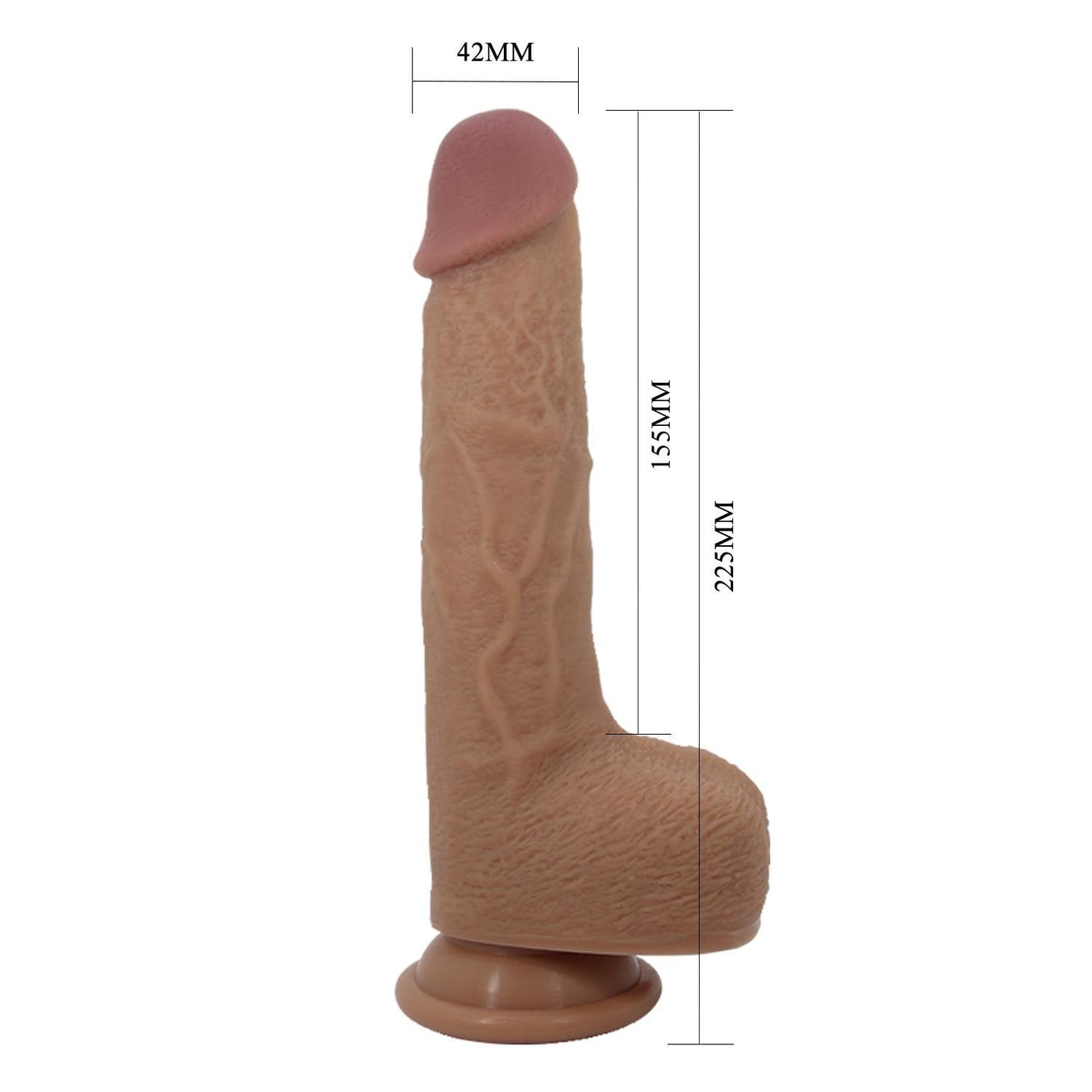 22,5 cm kumandalı şarjlı penis Tommy arka görünüm Moonette