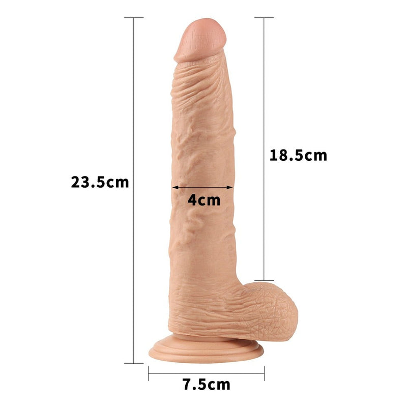 23.5 cm vantuzlu vajina yan görünüm realistik Moonette