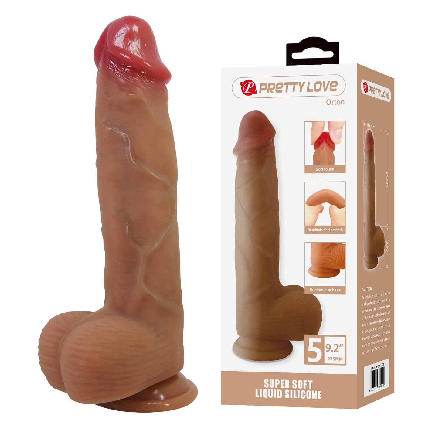 23,5 cm silikon dildo Orton Moonette