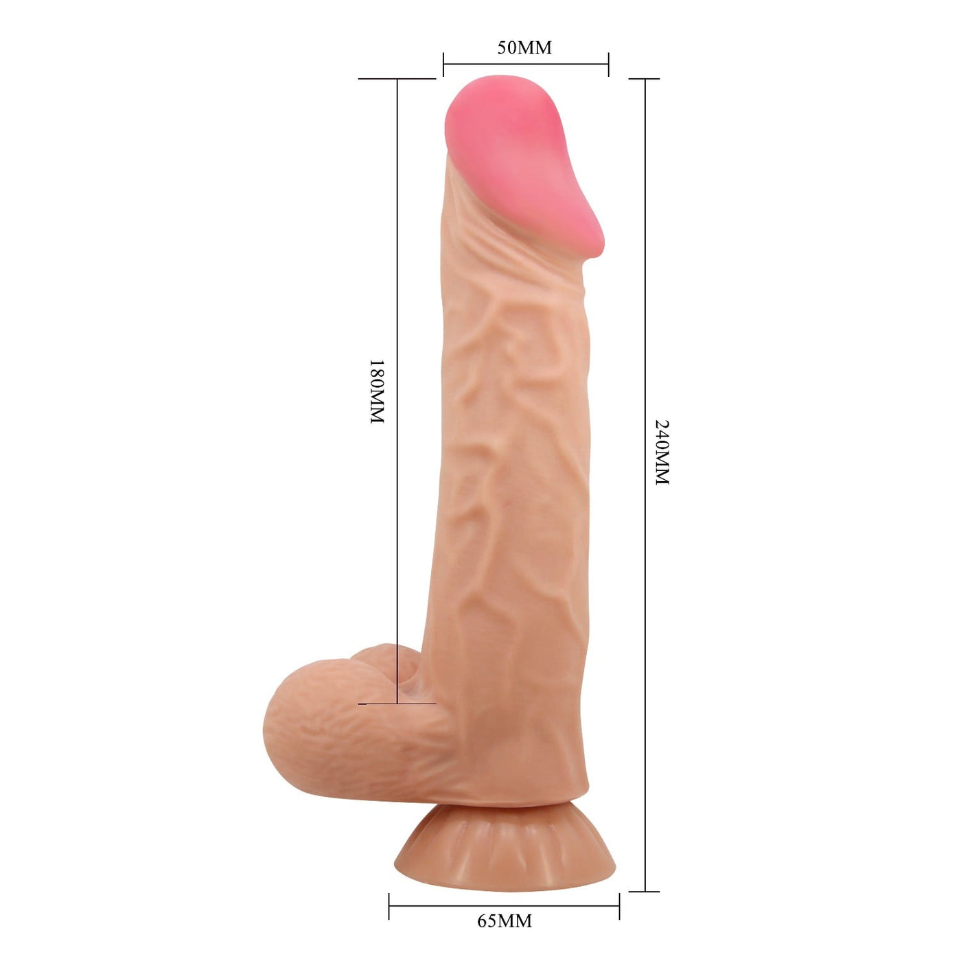 24 cm titreşimli dildo Sadik farklı açı Moonette
