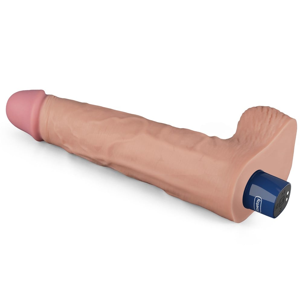25.3 cm titreşimli şarjlı ten dildo set içeriği Moonette