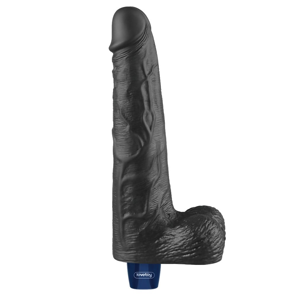 25.3 cm titreşimli şarjlı dildo arka görünüm Moonette