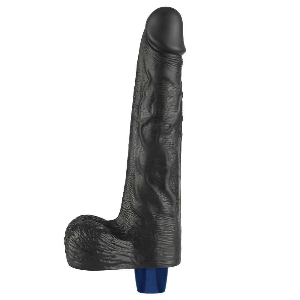 25.3 cm titreşimli şarjlı dildo farklı açı Moonette