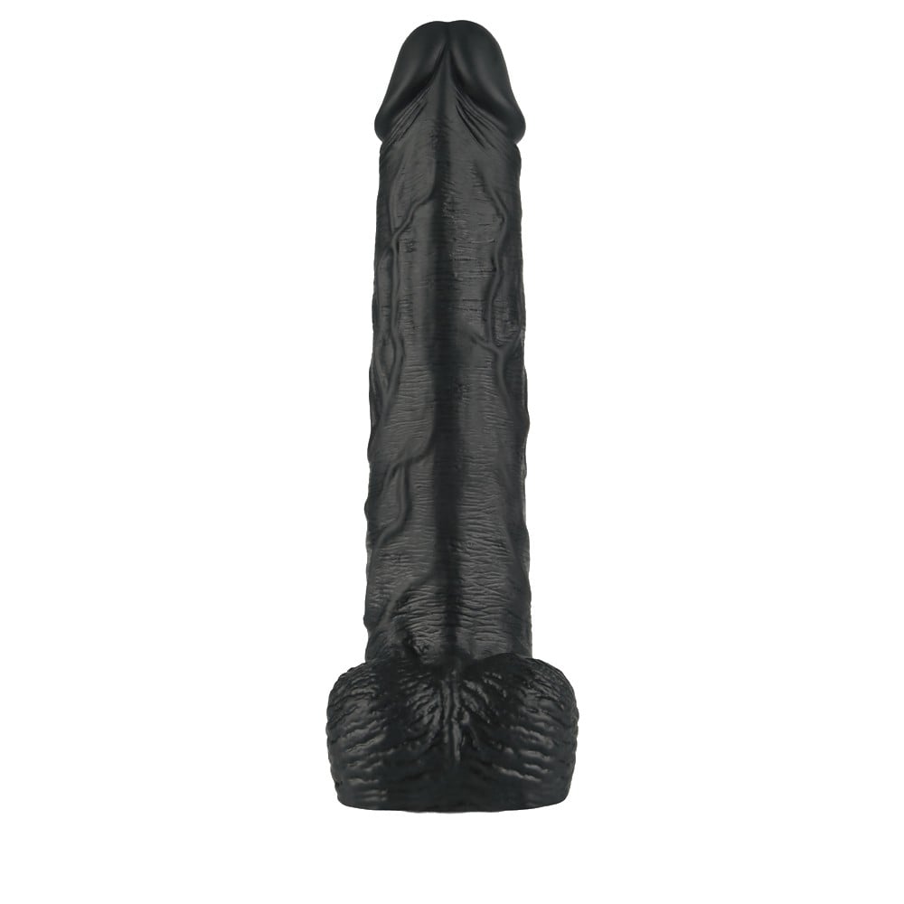 25.3 cm titreşimli şarjlı dildo üst görünüm Moonette