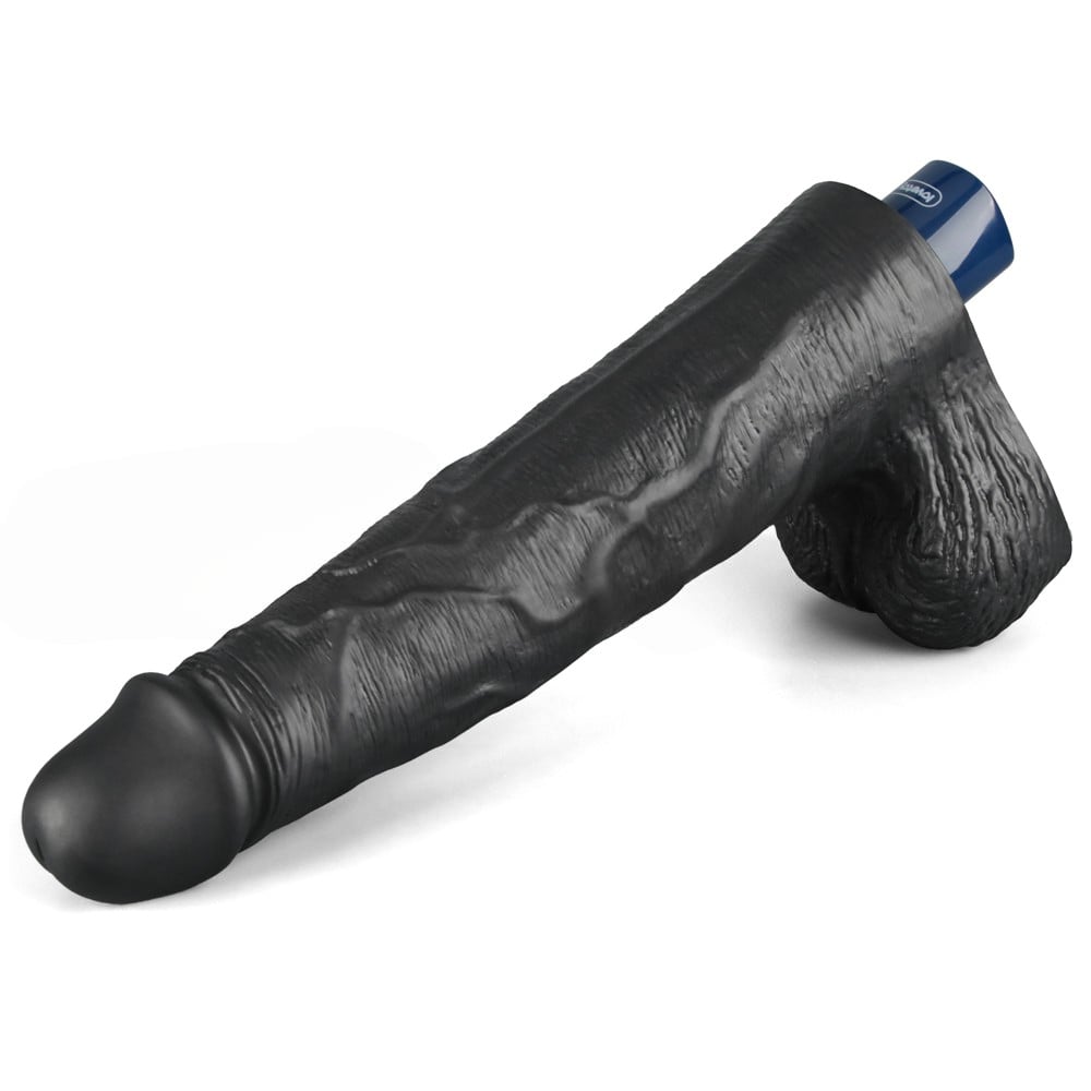 25.3 cm titreşimli şarjlı dildo alt görünüm Moonette