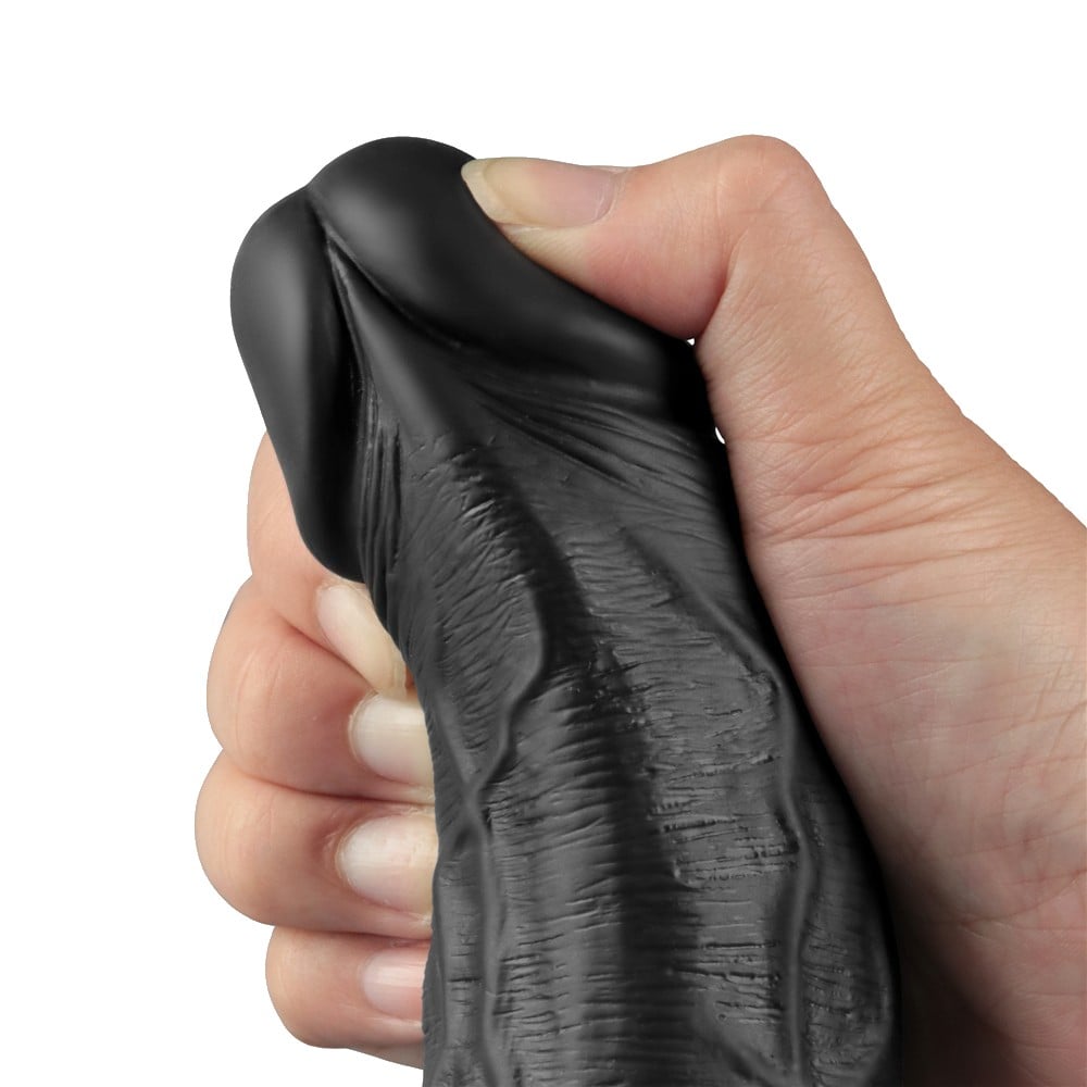 25.3 cm titreşimli şarjlı dildo kombin görseli Moonette