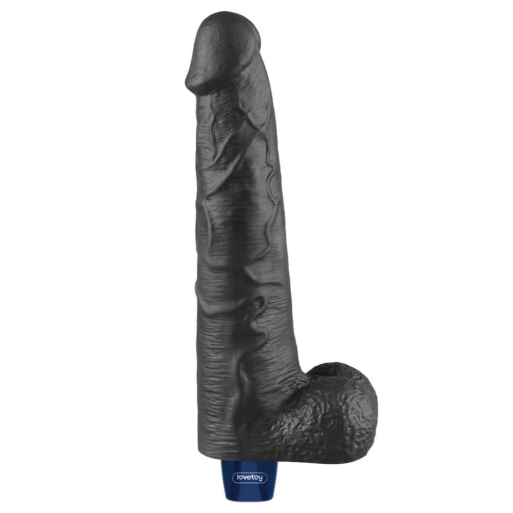 27.2 cm titreşimli şarjlı dildo arka görünüm Moonette