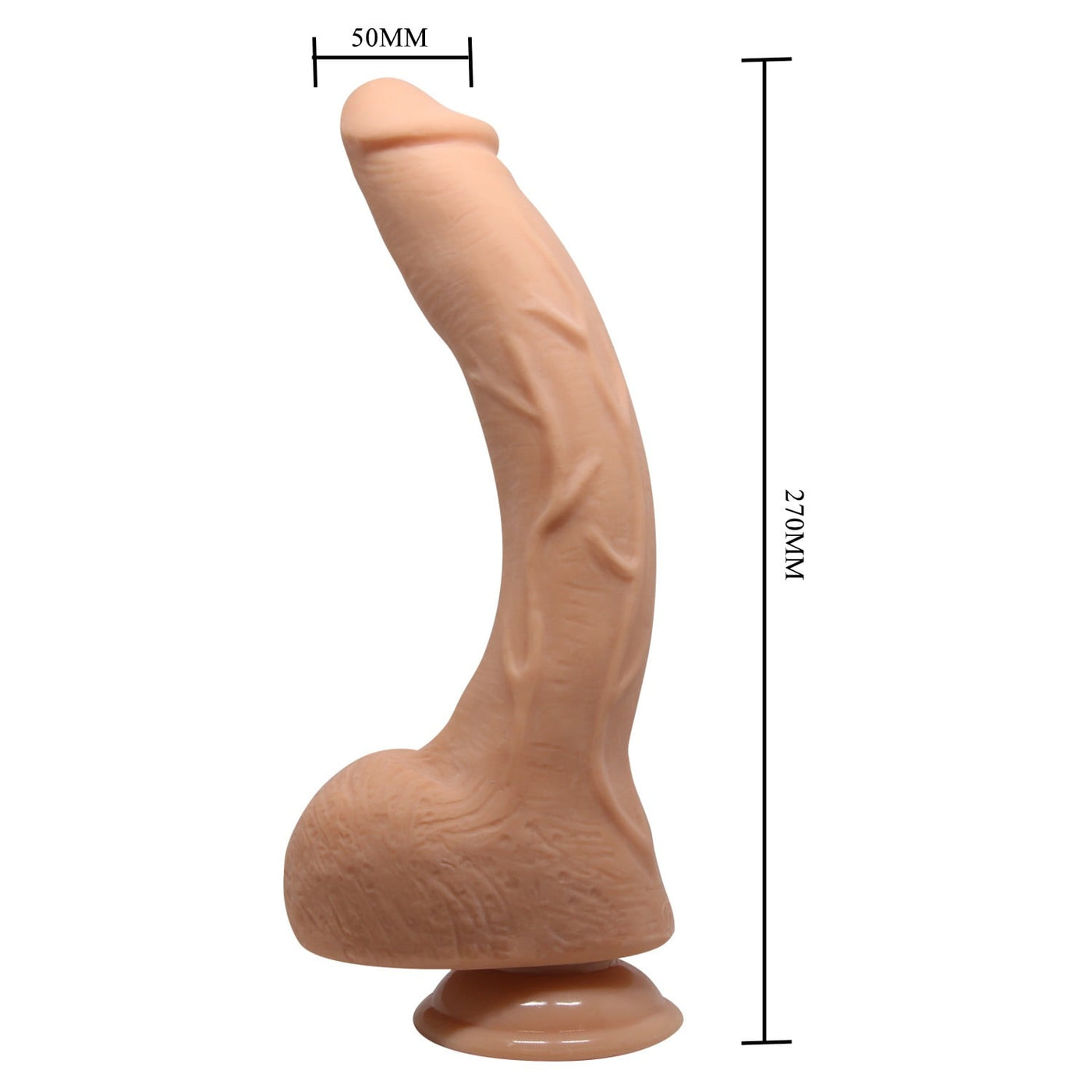 27 cm titreşimli dildo Jack üst görünüm Moonette
