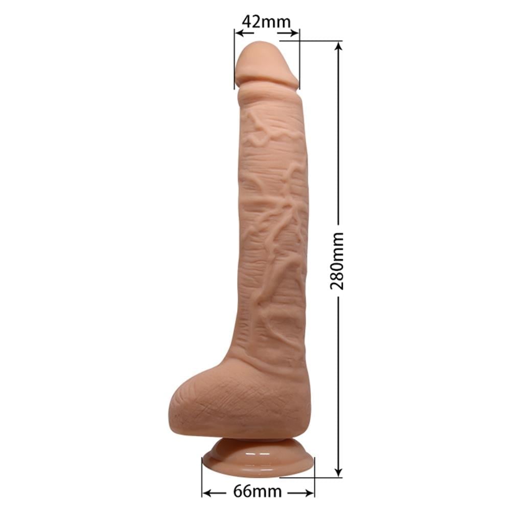 28 cm titreşimli dildo Dick üst görünüm Moonette