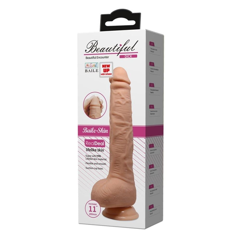 28 cm titreşimli dildo Dick yan görünüm belden Moonette