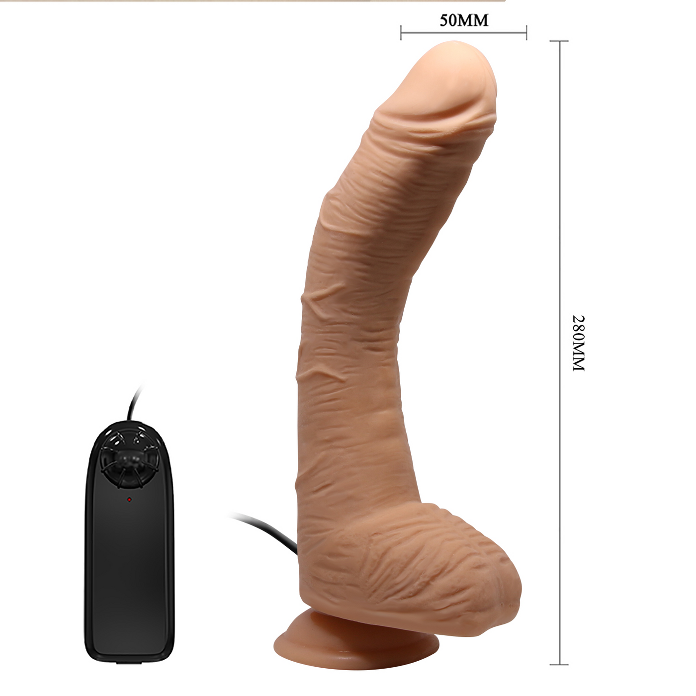 28 cm titreşimli dildo Alex farklı açı Moonette