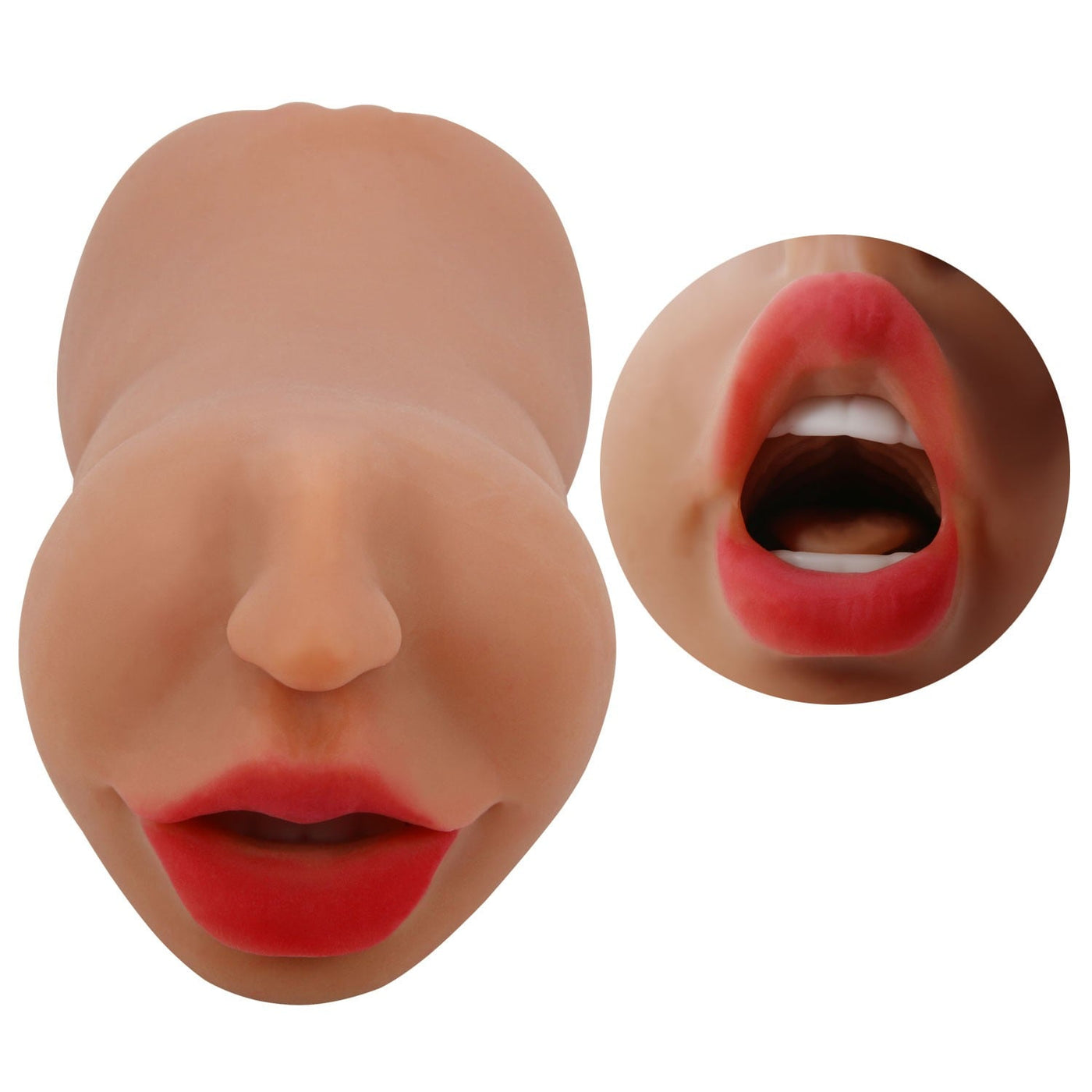 3 Boyutlu Suni Oral &amp;amp; Vajinal Mastürbatör - Zoey