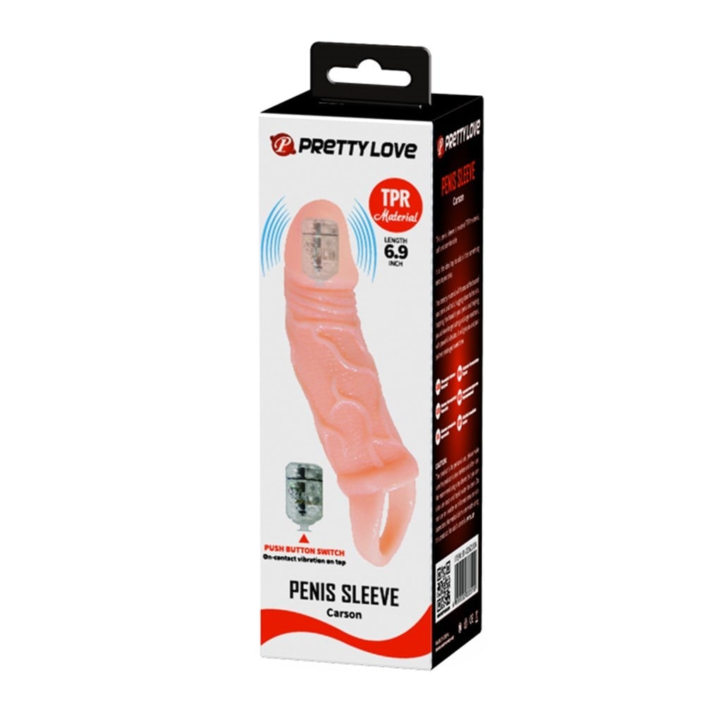 3 cm titreşimli penis kılıfı ambalaj görünümü Moonette