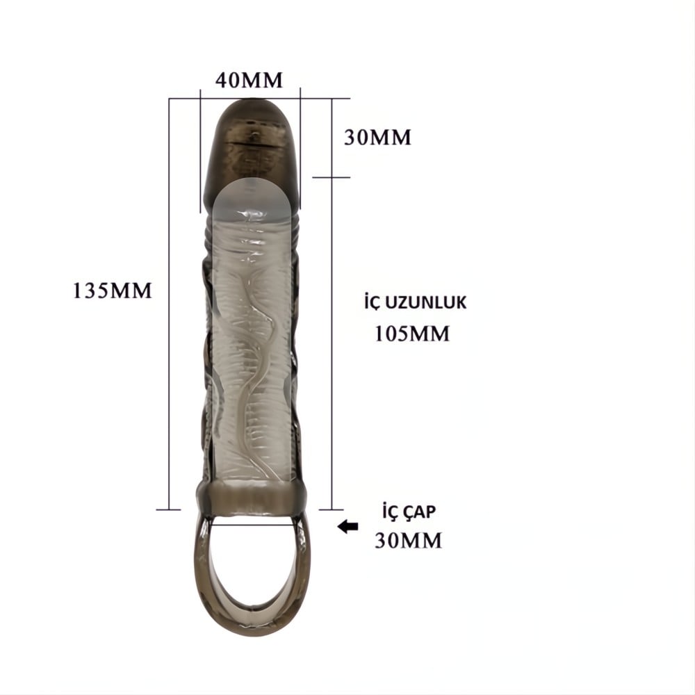 3 cm titreşimli penis kılıfı farklı açı dolgu Moonette