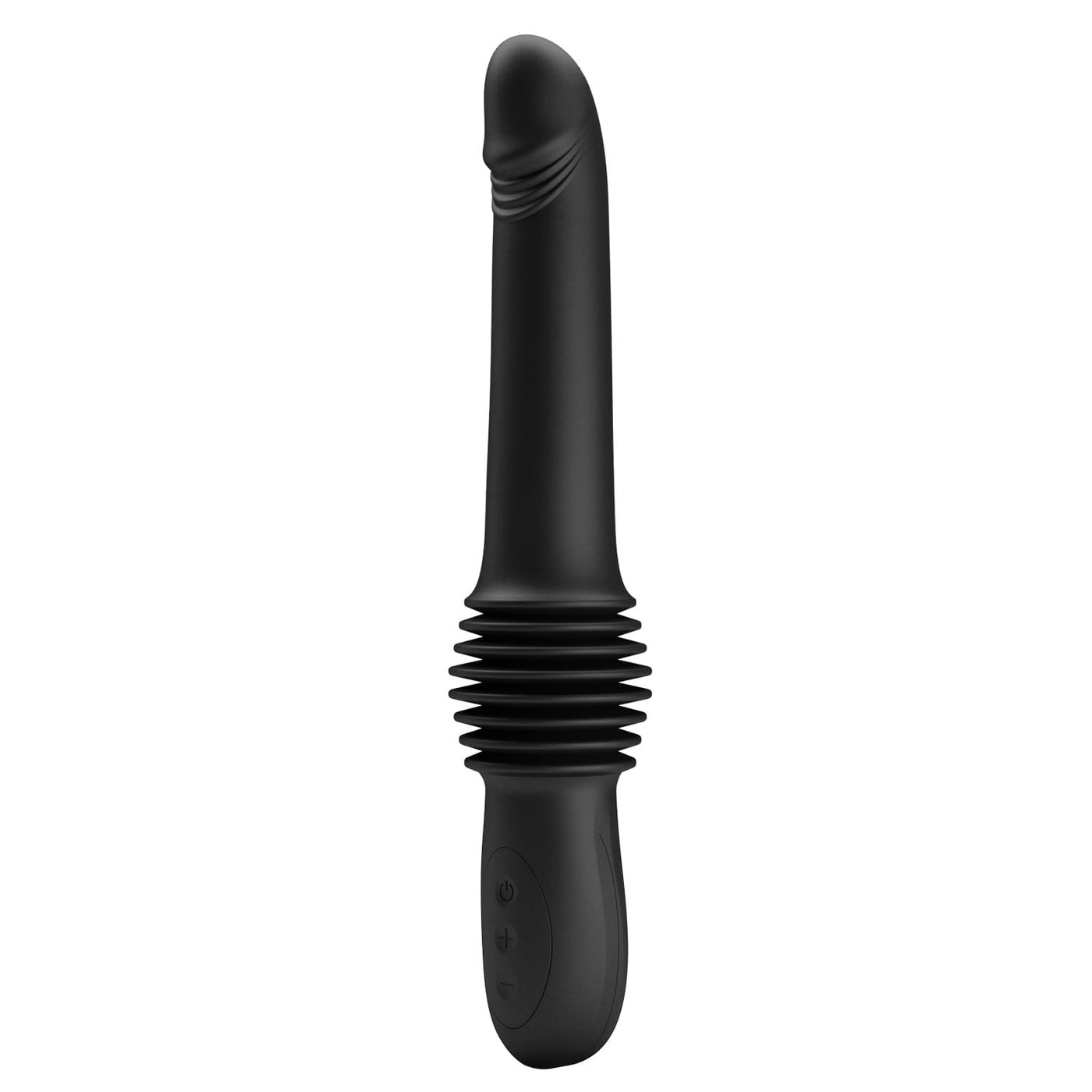 şarjlı usb siyah vibratör Geri Hareketli detay çekim Moonette