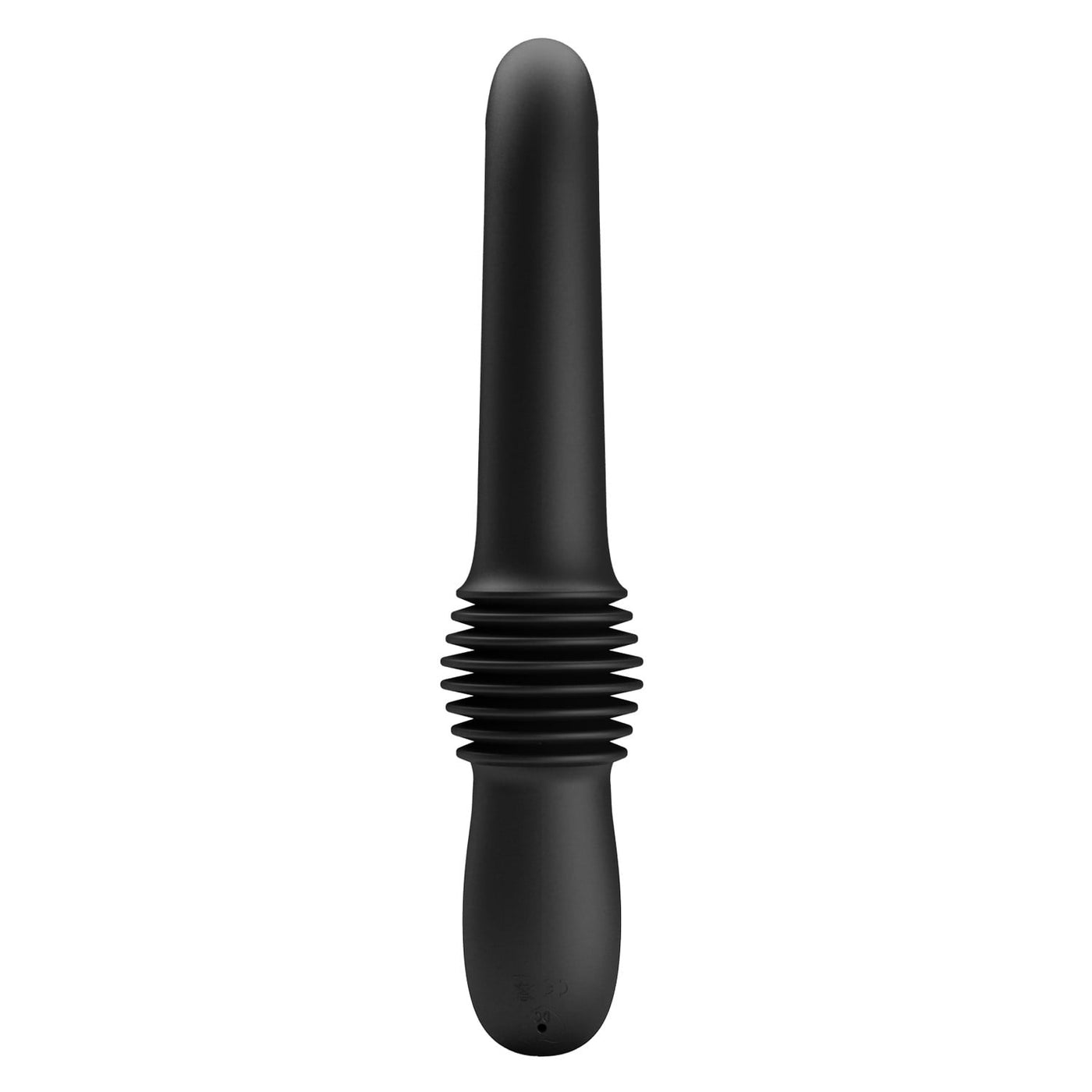 şarjlı usb siyah vibratör Geri Hareketli yakın plan Moonette
