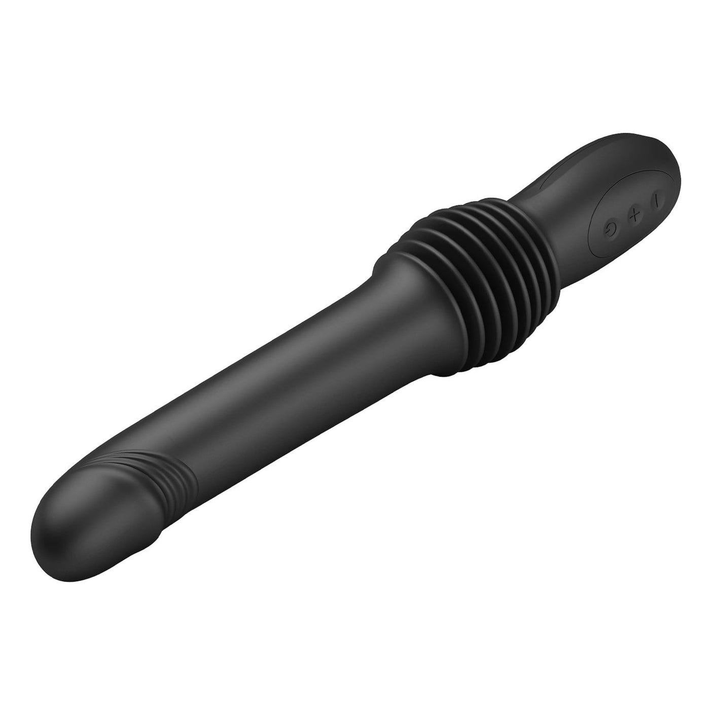 şarjlı usb siyah vibratör Geri Hareketli arka görünüm Moonette