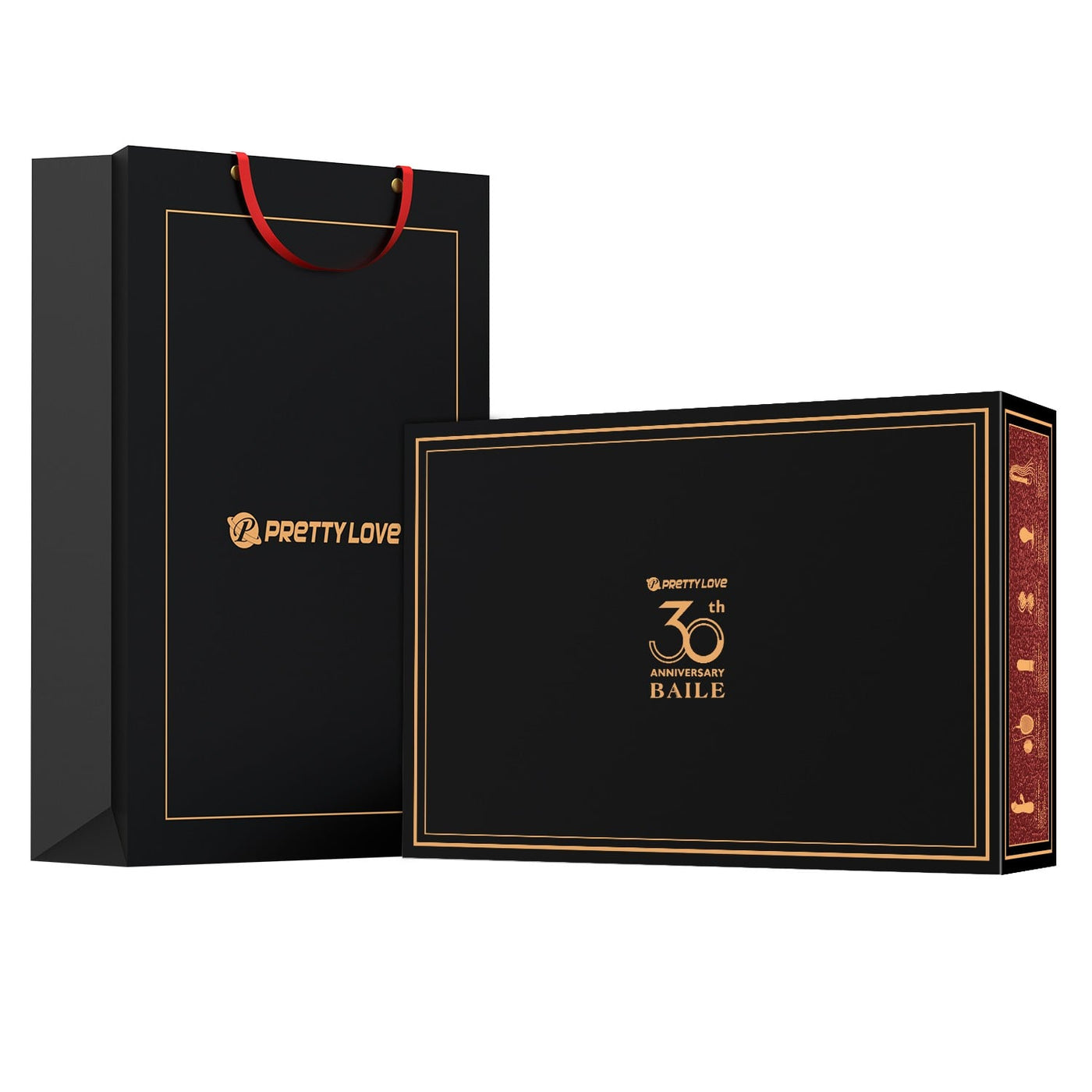siyah 30. yıla özel seri Premium yan görünüm Moonette