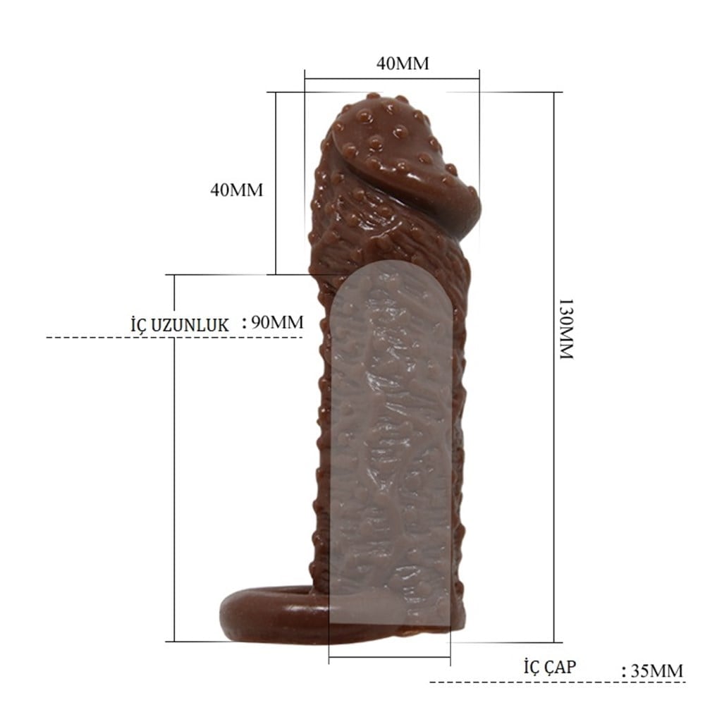 4 cm penis kılıfı arka görünüm Moonette