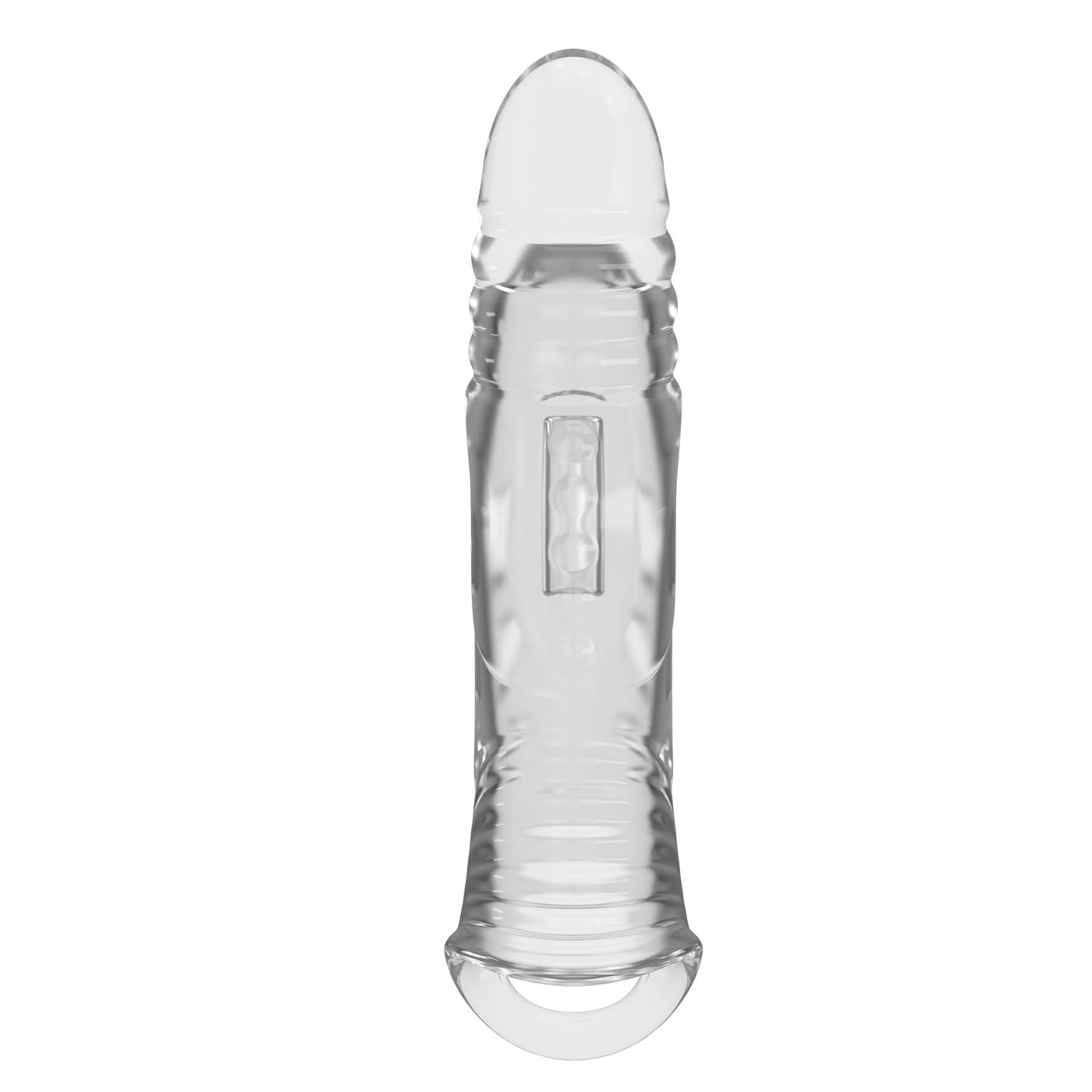 4 cm halkalı penis kılıfı Crystal detay çekim Moonette