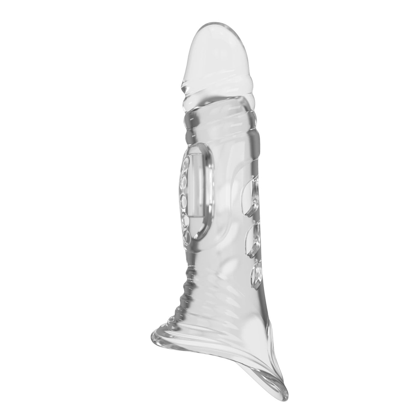 4 cm halkalı penis kılıfı Crystal yakın plan Moonette