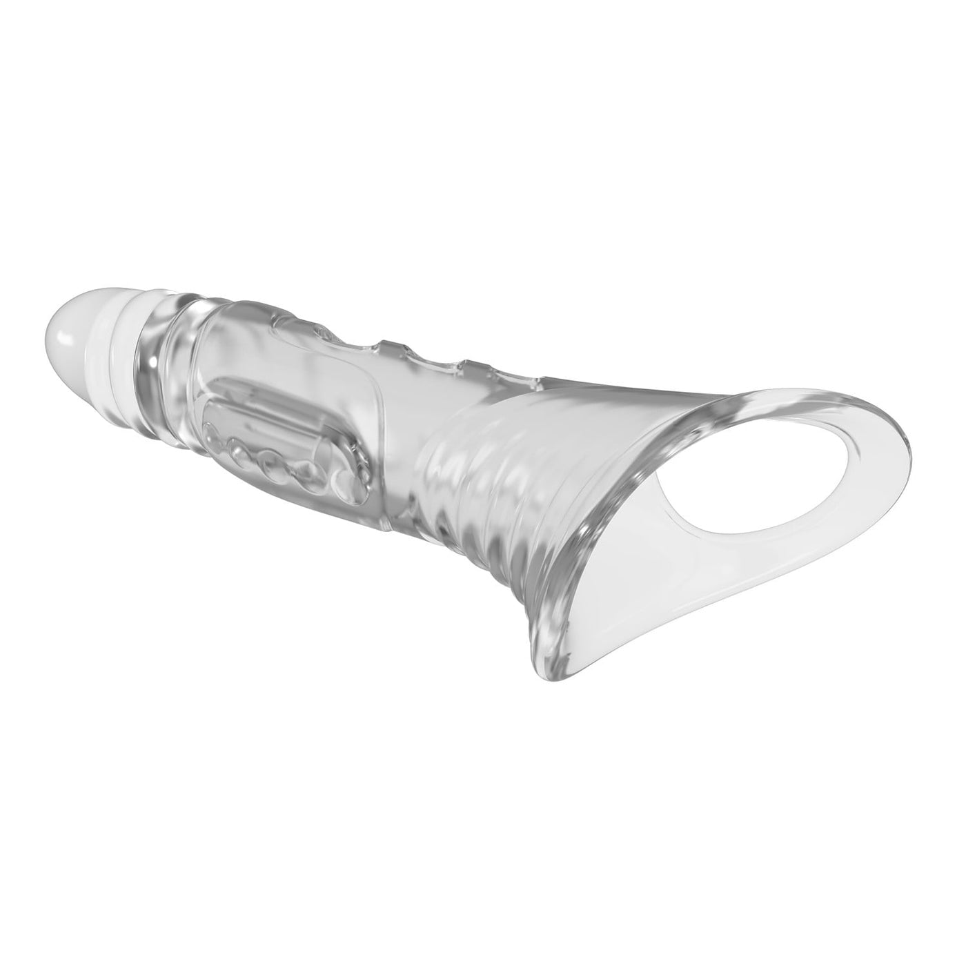 4 cm halkalı penis kılıfı Crystal arka görünüm Moonette