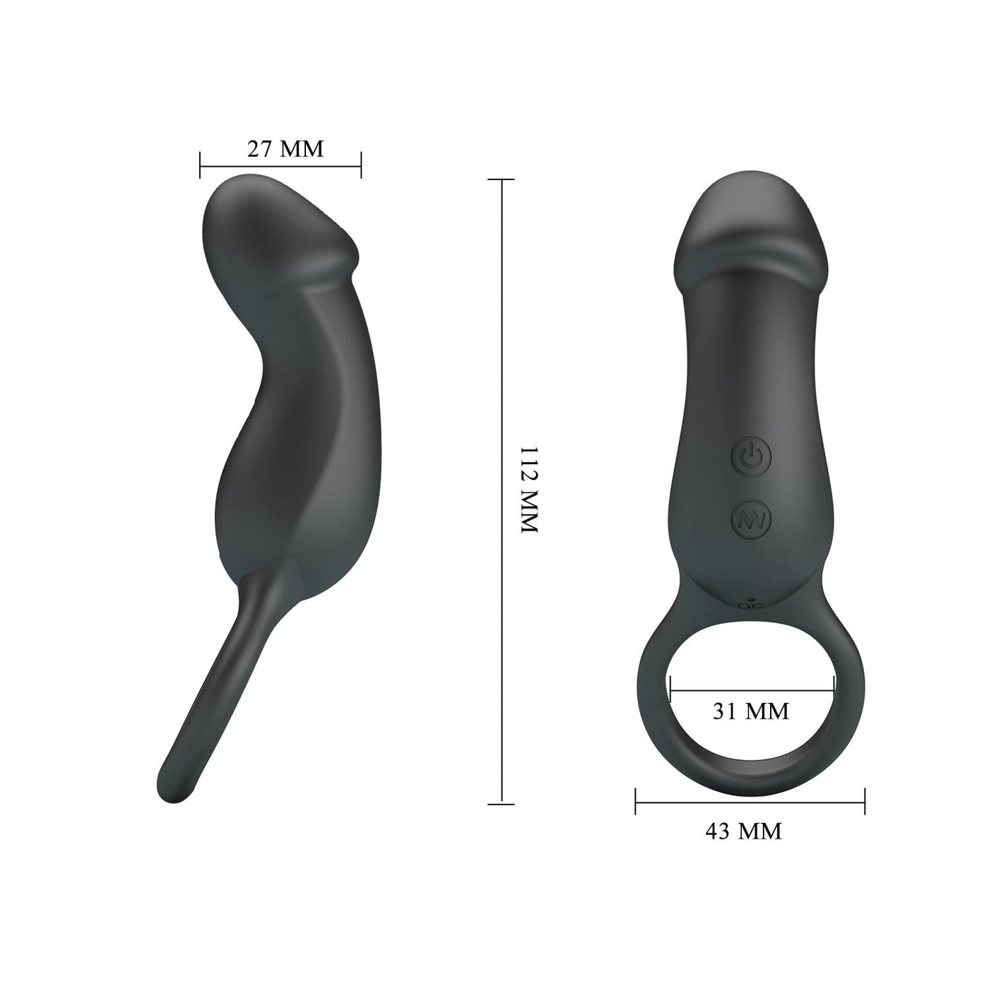 titreşim modlu penis Trae üst görünüm Moonette