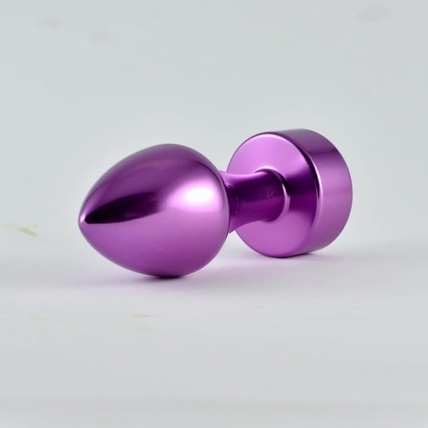 8 cm metal anal plug yan görünüm Moonette