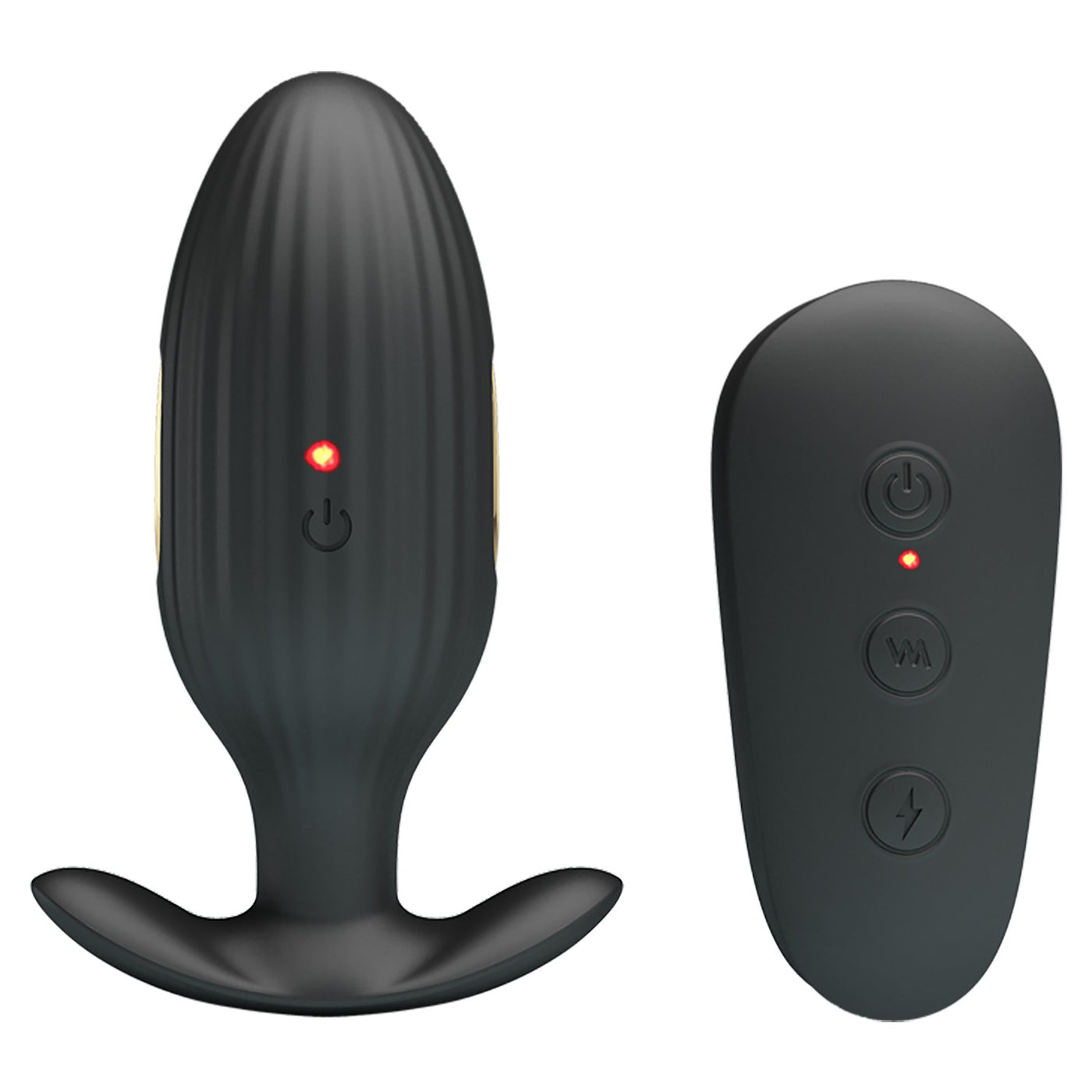 kumandalı şarjlı altın anal plug Kelly farklı açı Moonette