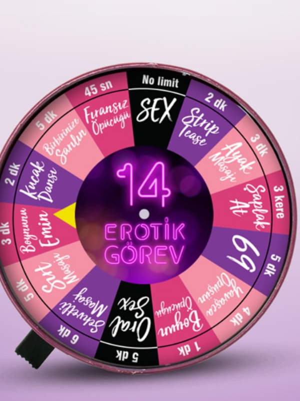 Fantazi Oyun Erotik Görev Çarkı