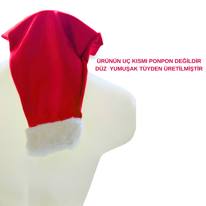 Unisex Seksi Kadife Yılbaşı Şapkası TG279302 Detay Görünümü | Moonette