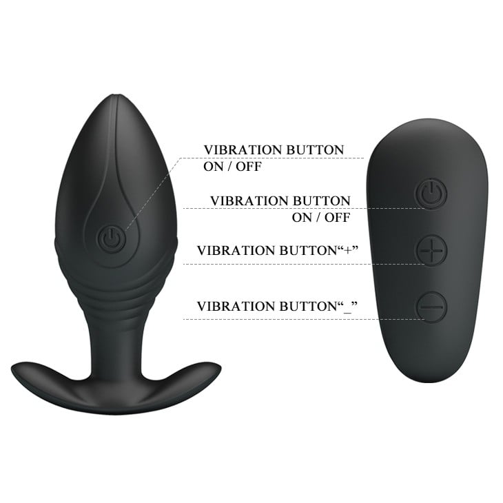silikon 12 fonksiyonlu kumandalı altın anal plug farklı açı Moonette