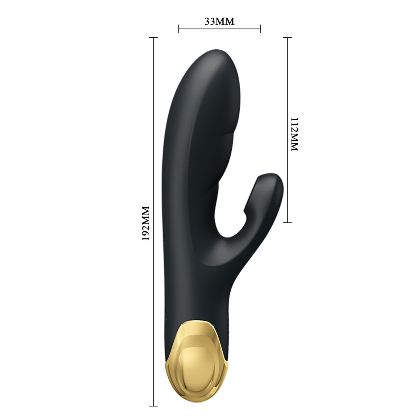 şarjlı usb altın vibratör Naughty Play arka görünüm Moonette