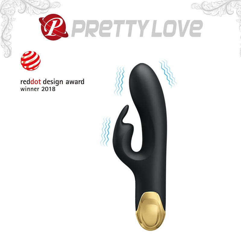 silikon şarjlı usb altın rabbit vibratör yan görünüm Moonette