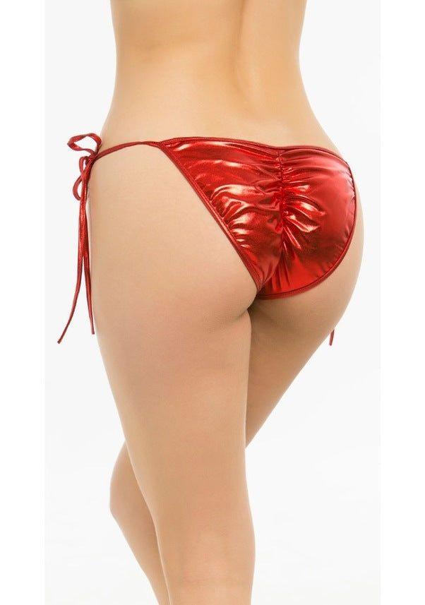 Fantazi Aşk Kırmızısı Seksi Yandan Bağlamalı String - Külot TG270032 | Moonette