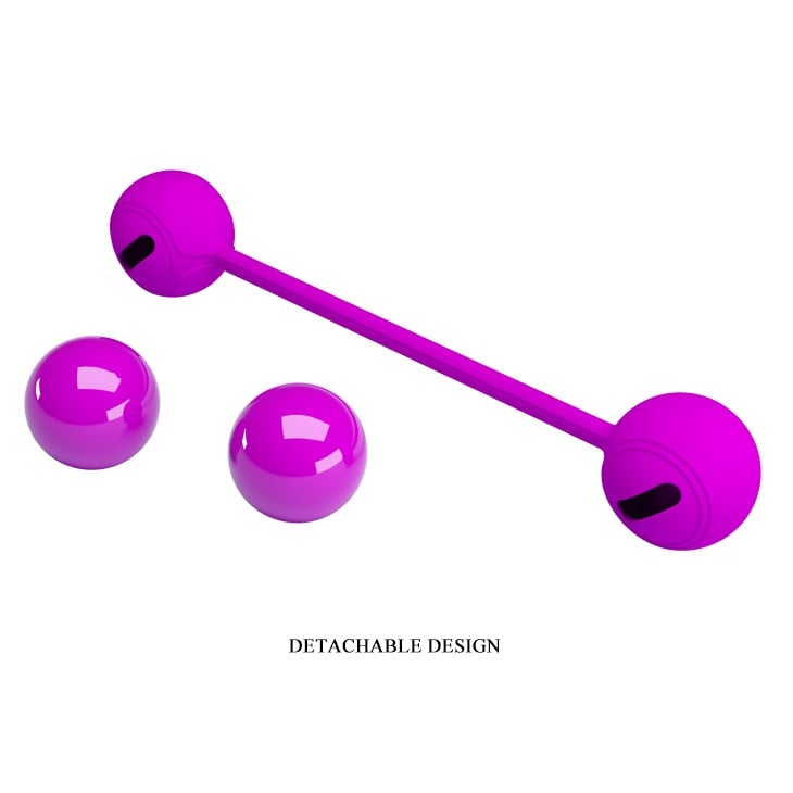 silikon mor kegel topu Ball III arka görünüm Moonette