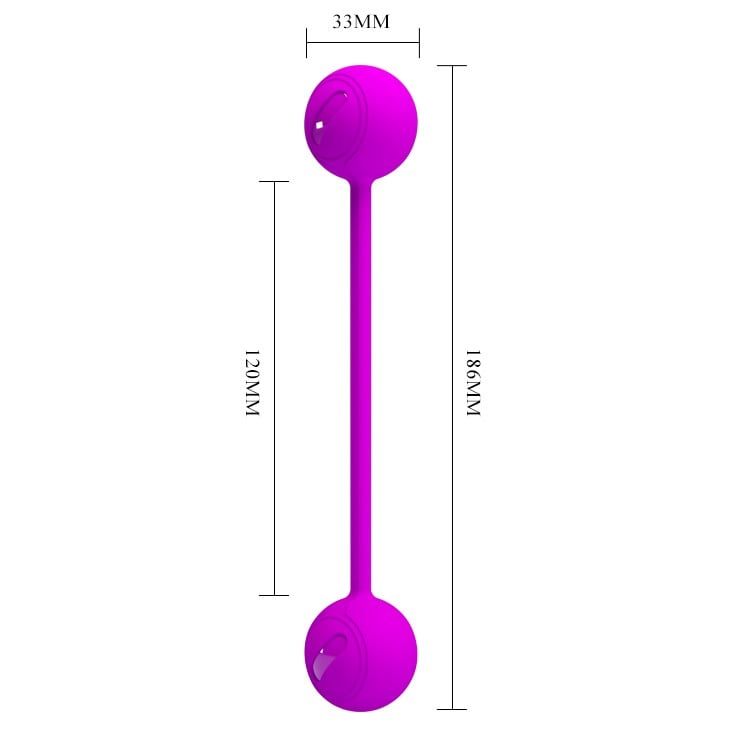silikon mor kegel topu Ball III ambalaj görünümü Moonette