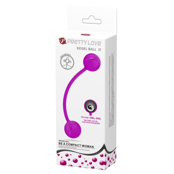 silikon mor kegel topu Ball III üst görünüm Moonette
