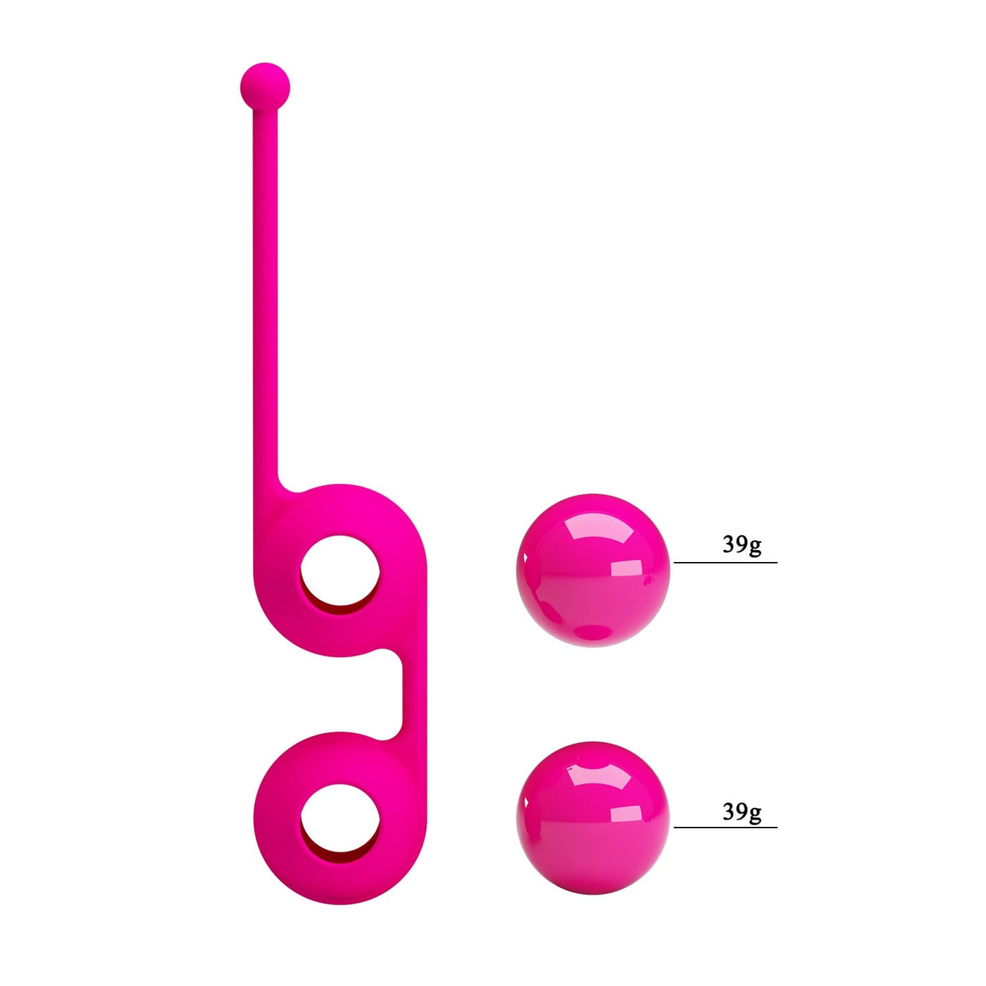 silikon ten kegel topu Tighten Up III arka görünüm Moonette
