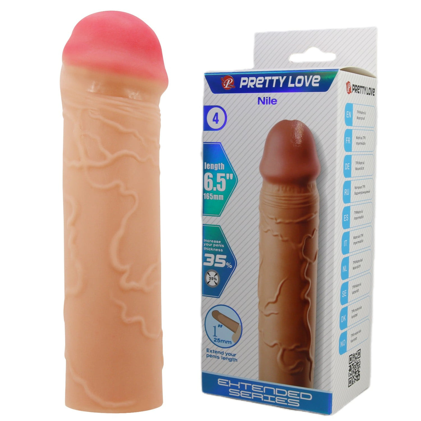 2.5 cm ten penis kılıfı Nile Moonette