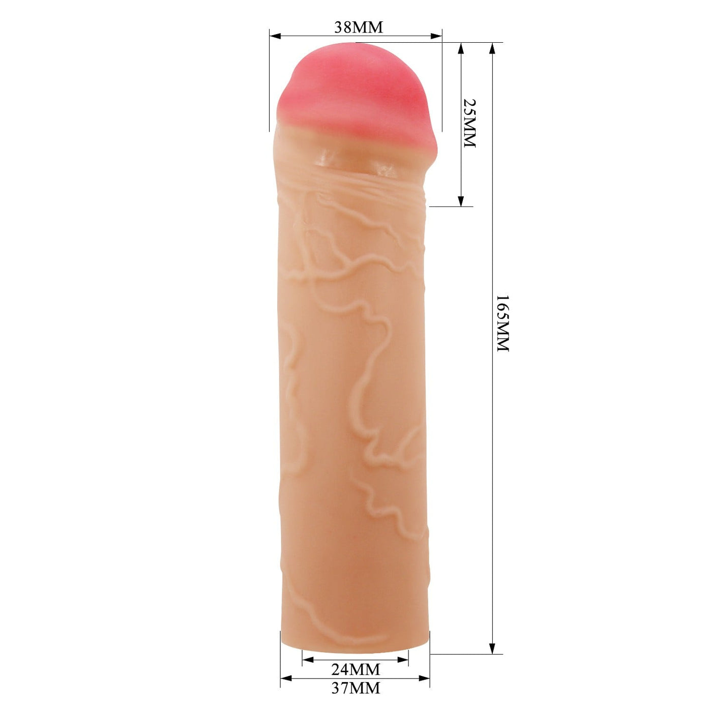 2.5 cm ten penis kılıfı Nile farklı açı Moonette