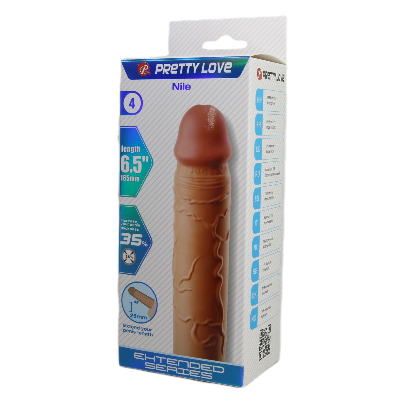 2.5 cm ten penis kılıfı Nile ambalaj görünümü Moonette