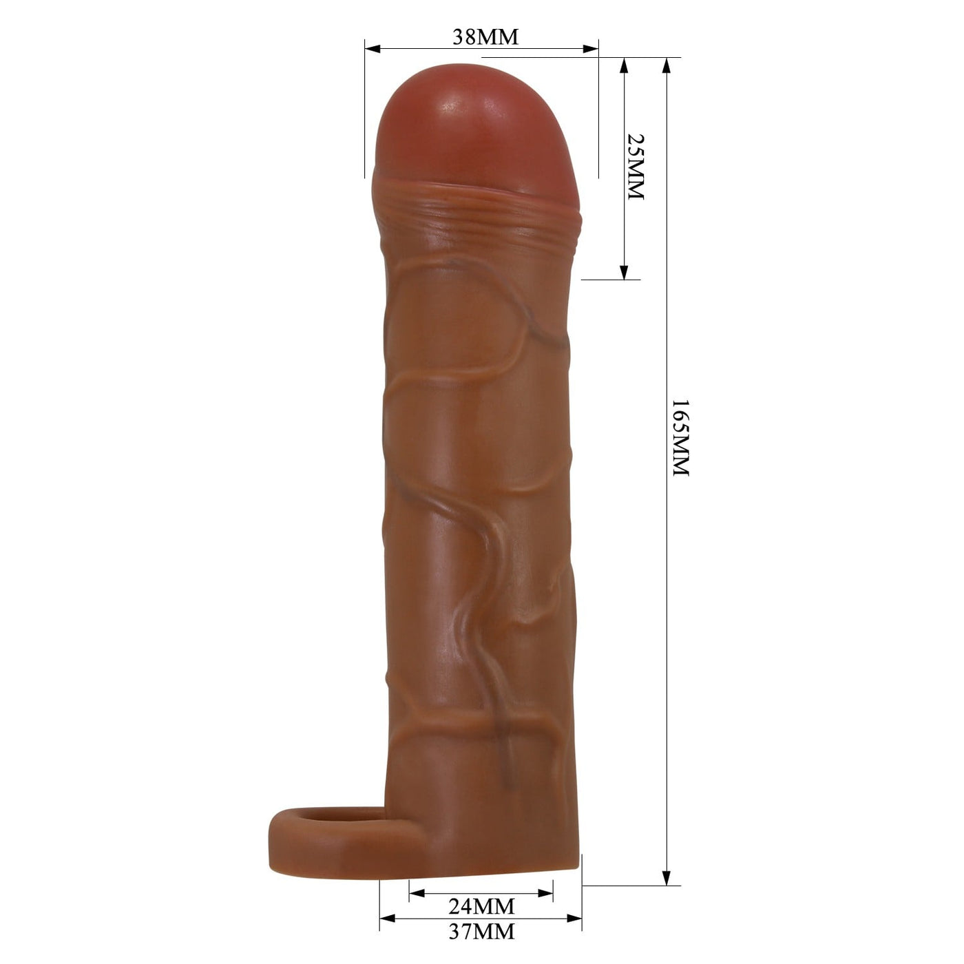 2.5 cm halkalı ten penis kılıfı Bunion farklı açı extended Moonette