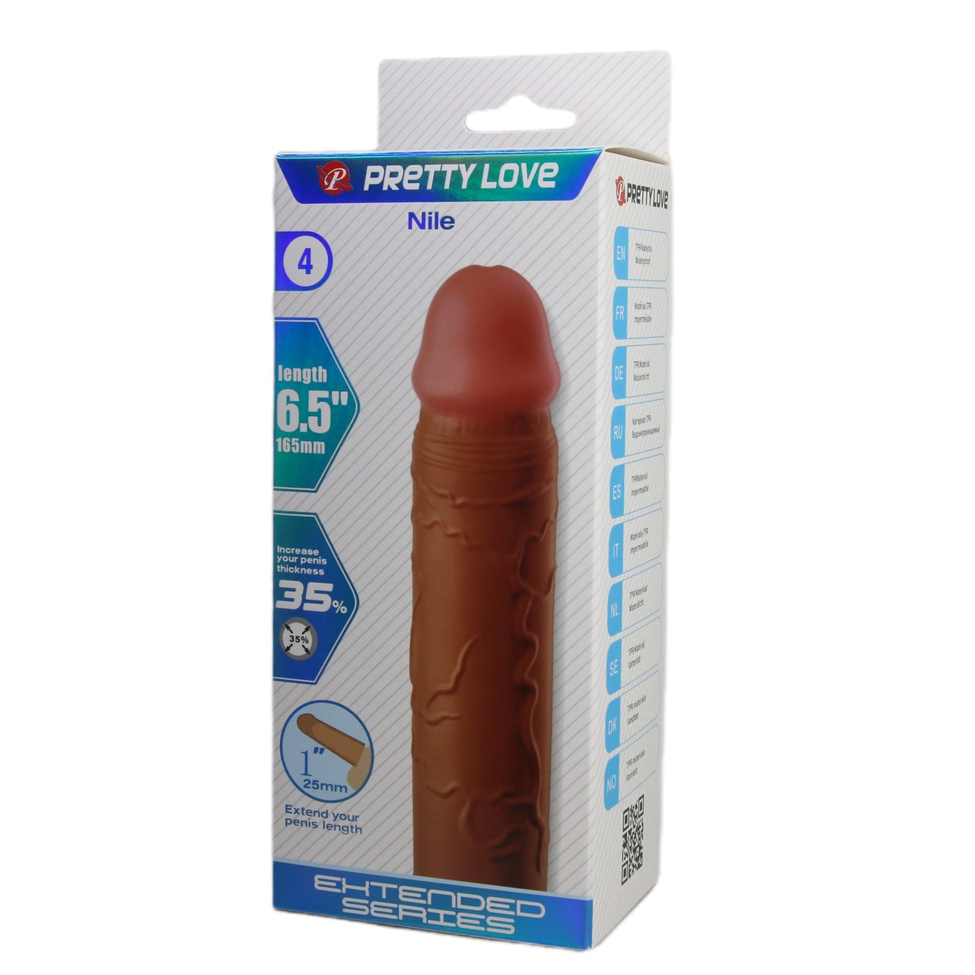 2.5 cm ten penis kılıfı Nile üst görünüm Moonette