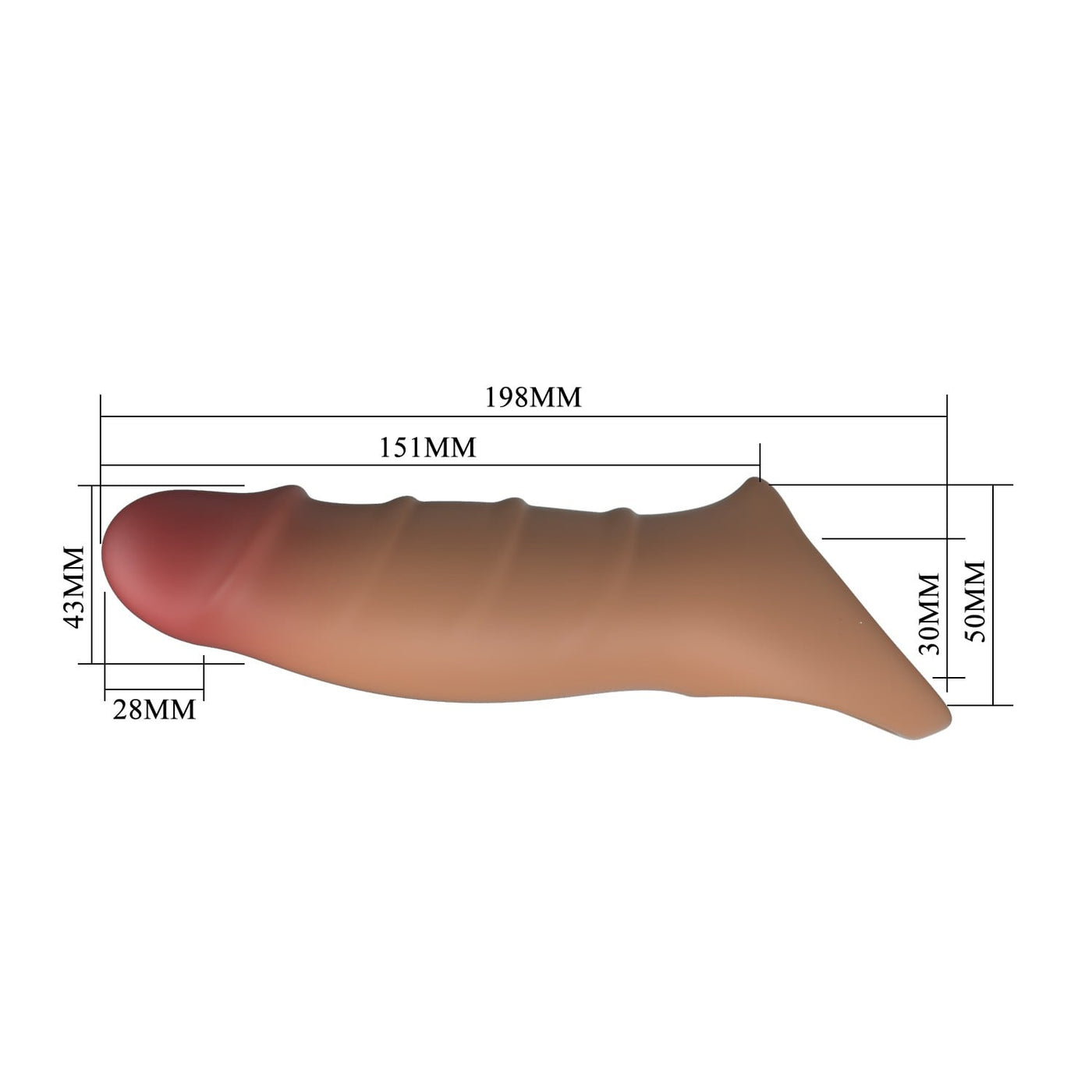 3 cm ten penis kılıfı Darnell set içeriği Moonette