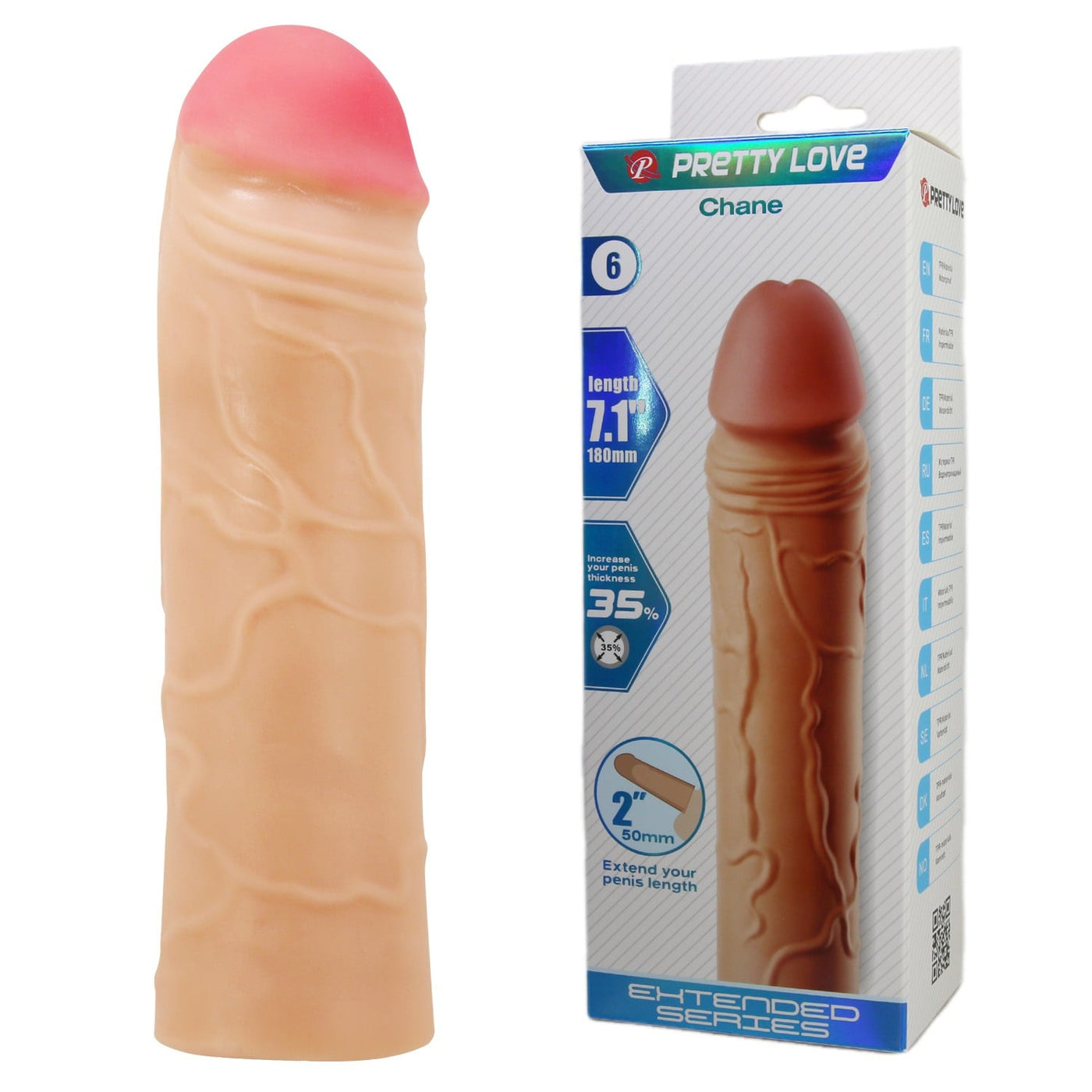 5 cm ten penis kılıfı Chane Moonette