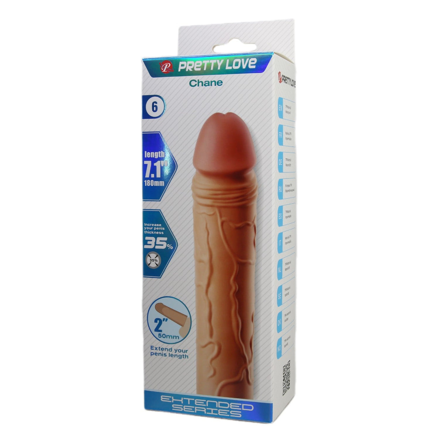 5 cm ten penis kılıfı Chane ambalaj görünümü Moonette