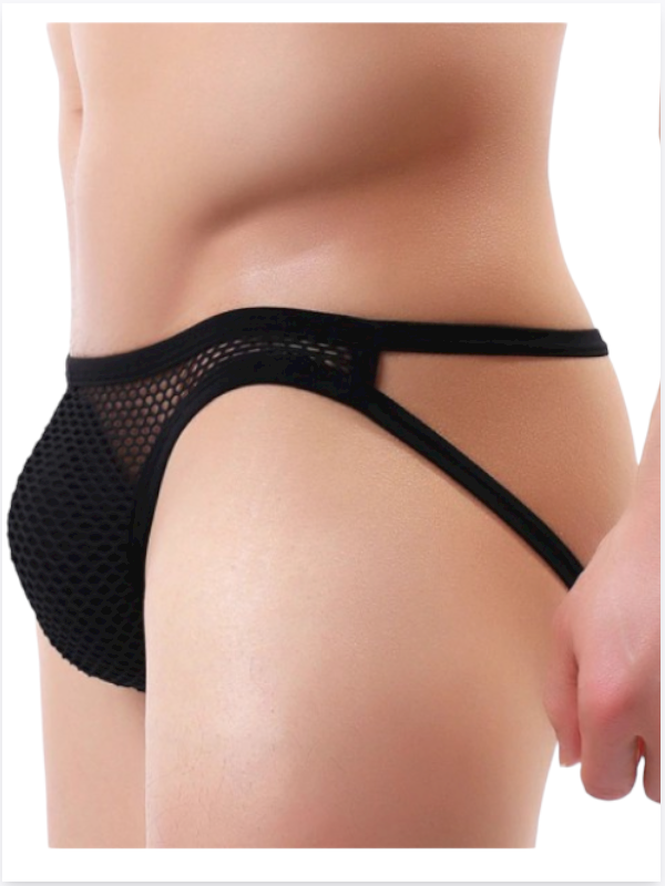 Fantezi Arkası Açık Seksi File Erkek Kilot ( Pedsi̇z ) TG2710130 Detay Görünümü | Moonette
