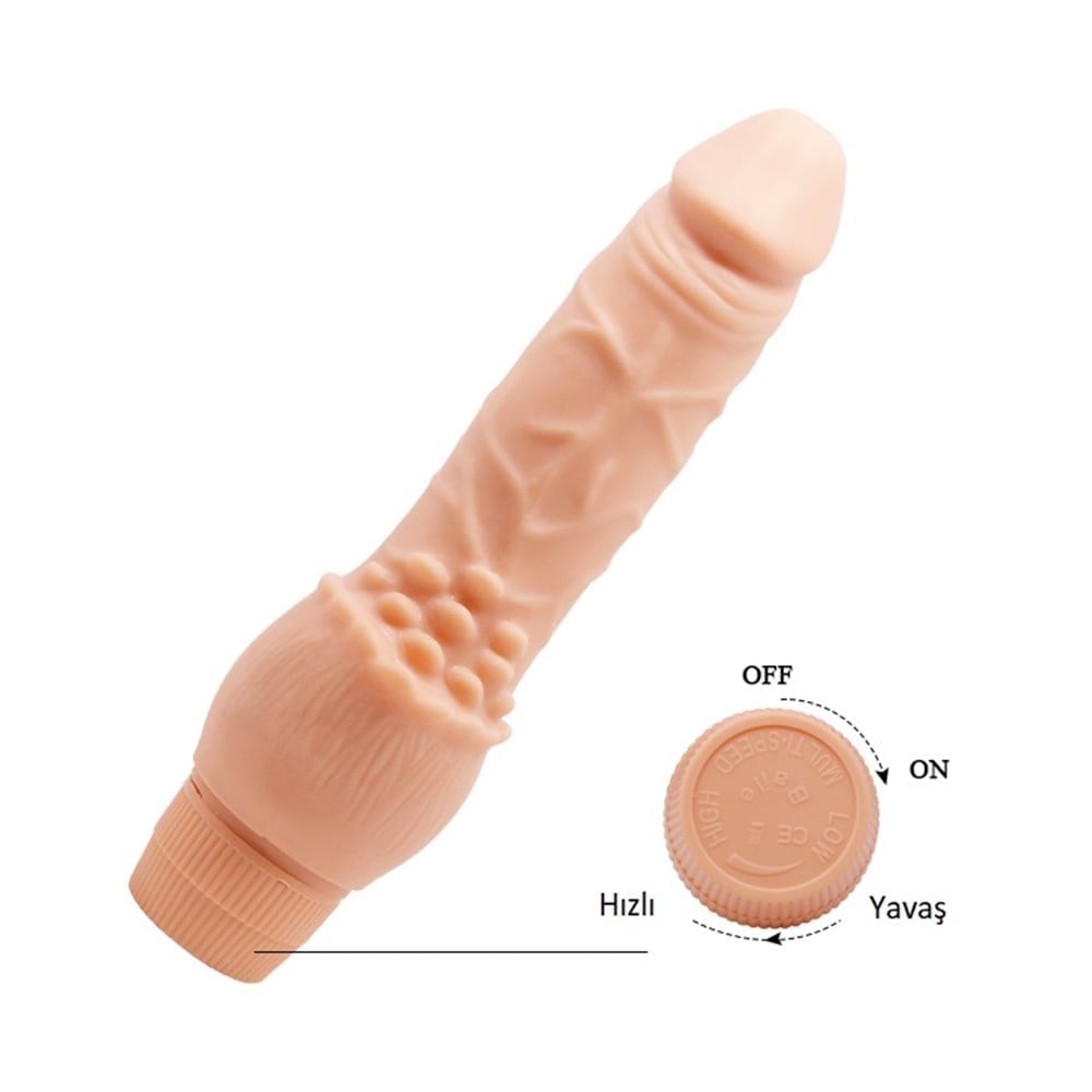 19,5 cm titreşimli vibratör üst görünüm Moonette