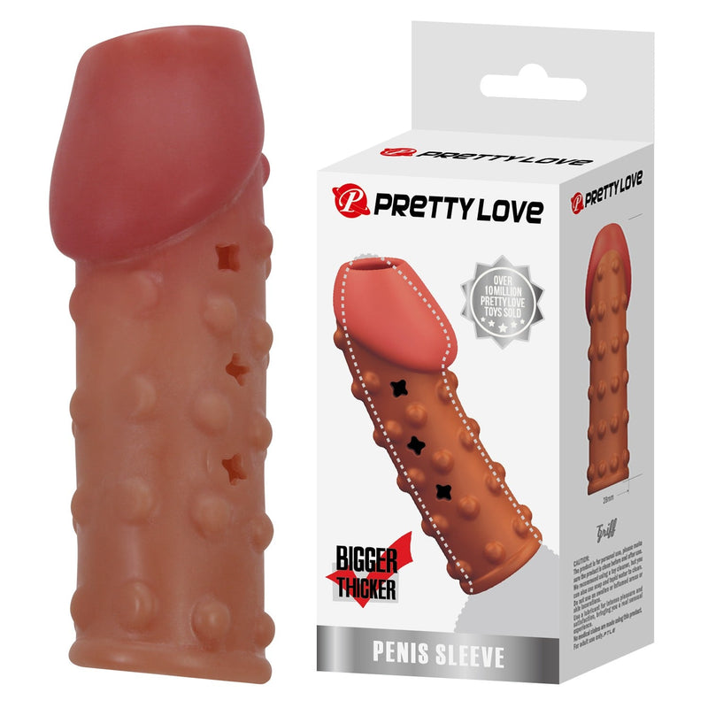 Kabartmalı ve Delikli Ucu Açık Penis Kılıfı – Grief